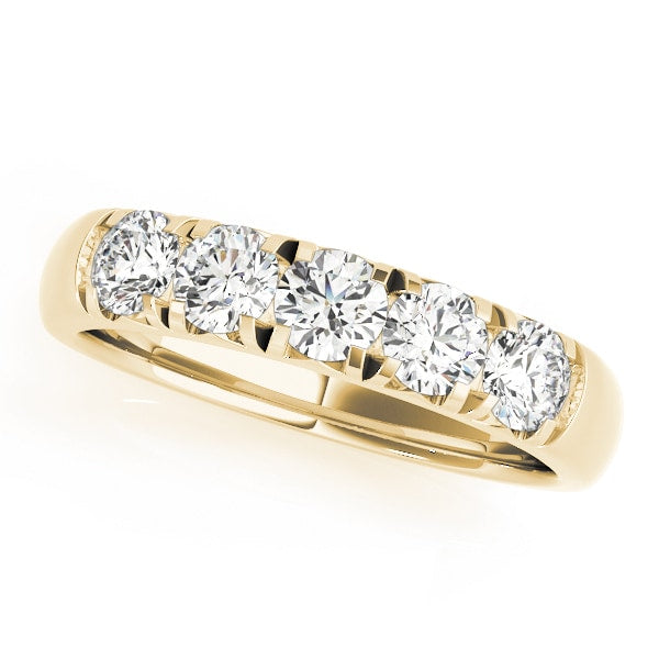 18K Yellow Gold 1/2 ct tw Diamond Wedding Ring