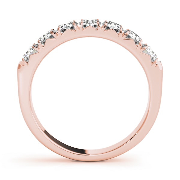 14K Rose Gold 1/4 ct tw Diamond Wedding Ring