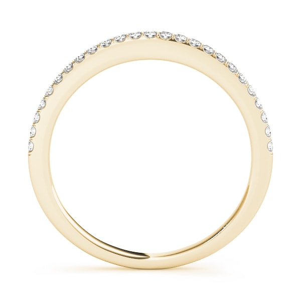 14K Yellow Gold 1/10 ct tw Diamond Wedding Ring