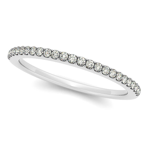 Platinum 1/10 ct tw Diamond Wedding Ring