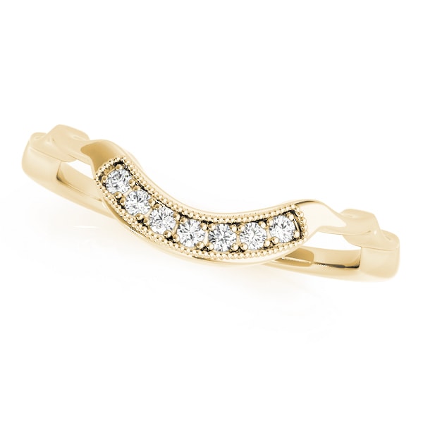 14K Yellow Gold 1/20 ct tw Diamond Wedding Ring