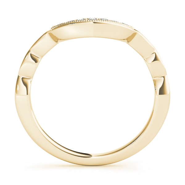 18K Yellow Gold 1/20 ct tw Diamond Wedding Ring