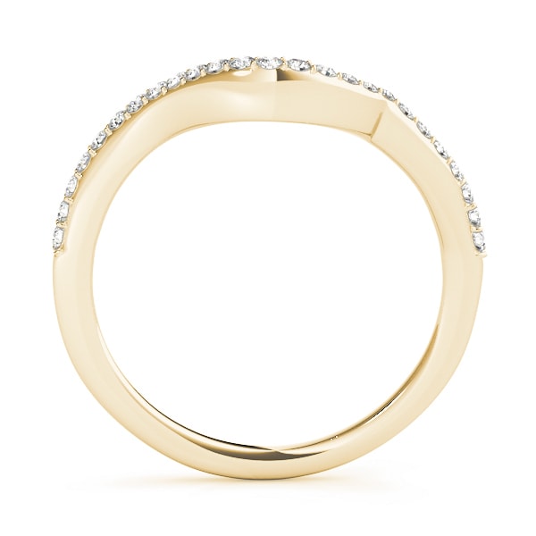 18K Yellow Gold 1/4 ct tw Diamond Wedding Ring