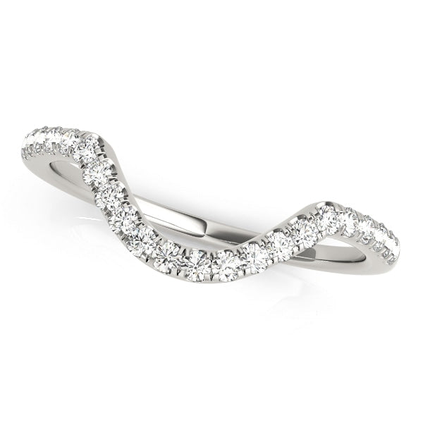 18K Yellow Gold 1/8 ct tw Diamond Wedding Ring