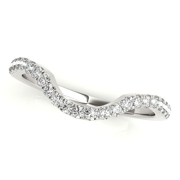 18K Yellow Gold 1/6 ct tw Diamond Wedding Ring