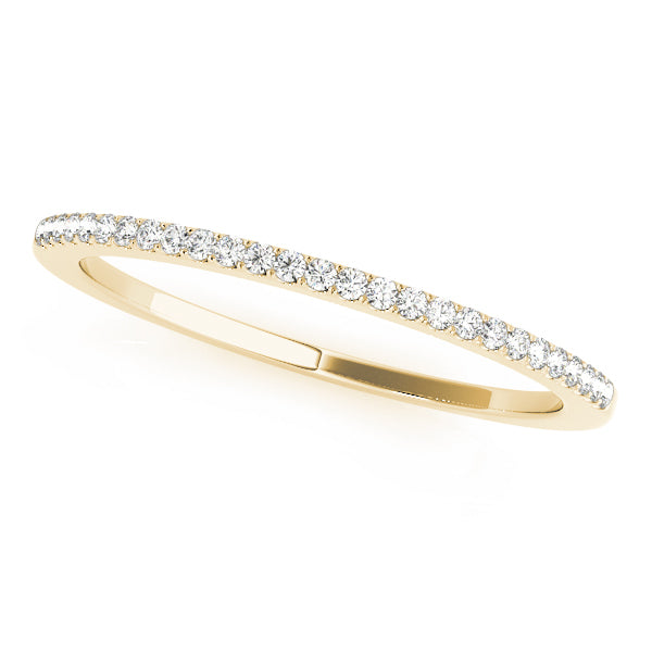 14K Yellow Gold 1/10 ct tw Diamond Wedding Ring