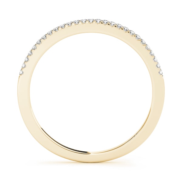 14K Yellow Gold 1/10 ct tw Diamond Wedding Ring