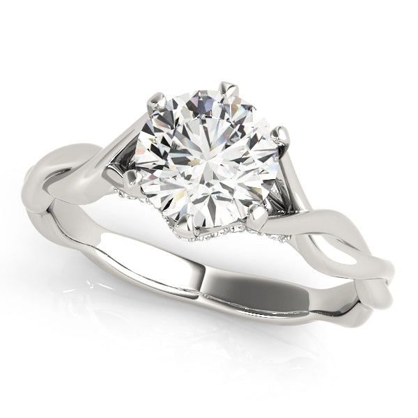 Platinum 1 ct tw Solitaire Diamond Engagement Ring