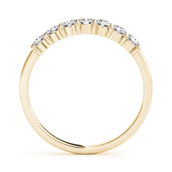 14K Yellow Gold 1/15 ct tw Diamond Wedding Ring