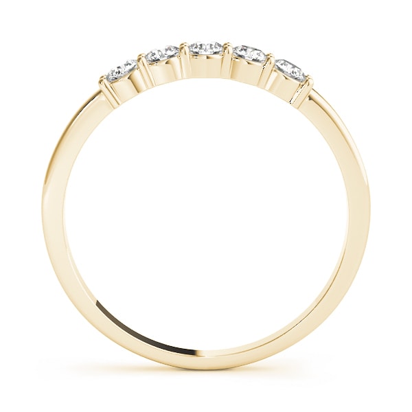 14K Yellow Gold 1/20 ct tw Diamond Wedding Ring