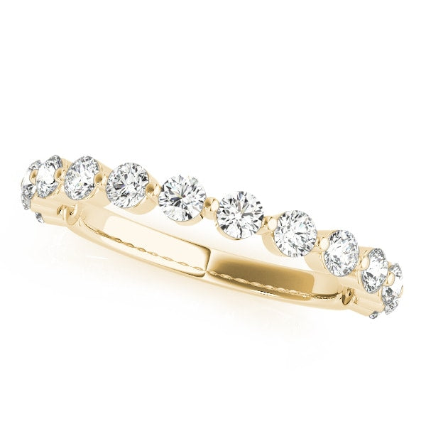 18K Yellow Gold 3/8 ct tw Diamond Wedding Ring