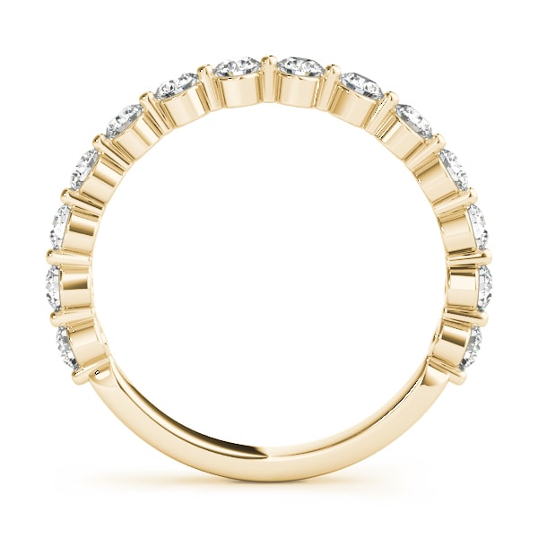 14K Yellow Gold 3/8 ct tw Diamond Wedding Ring