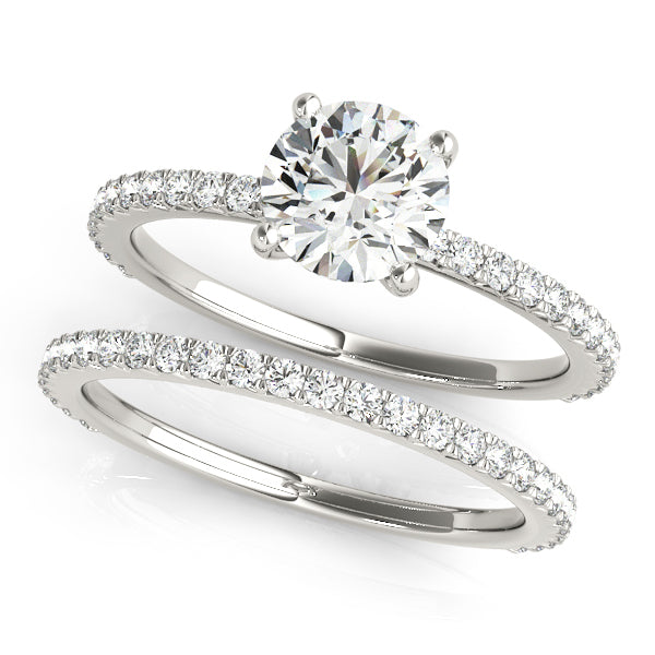 18K White Gold 1.25 ctw Diamond Engagement Ring