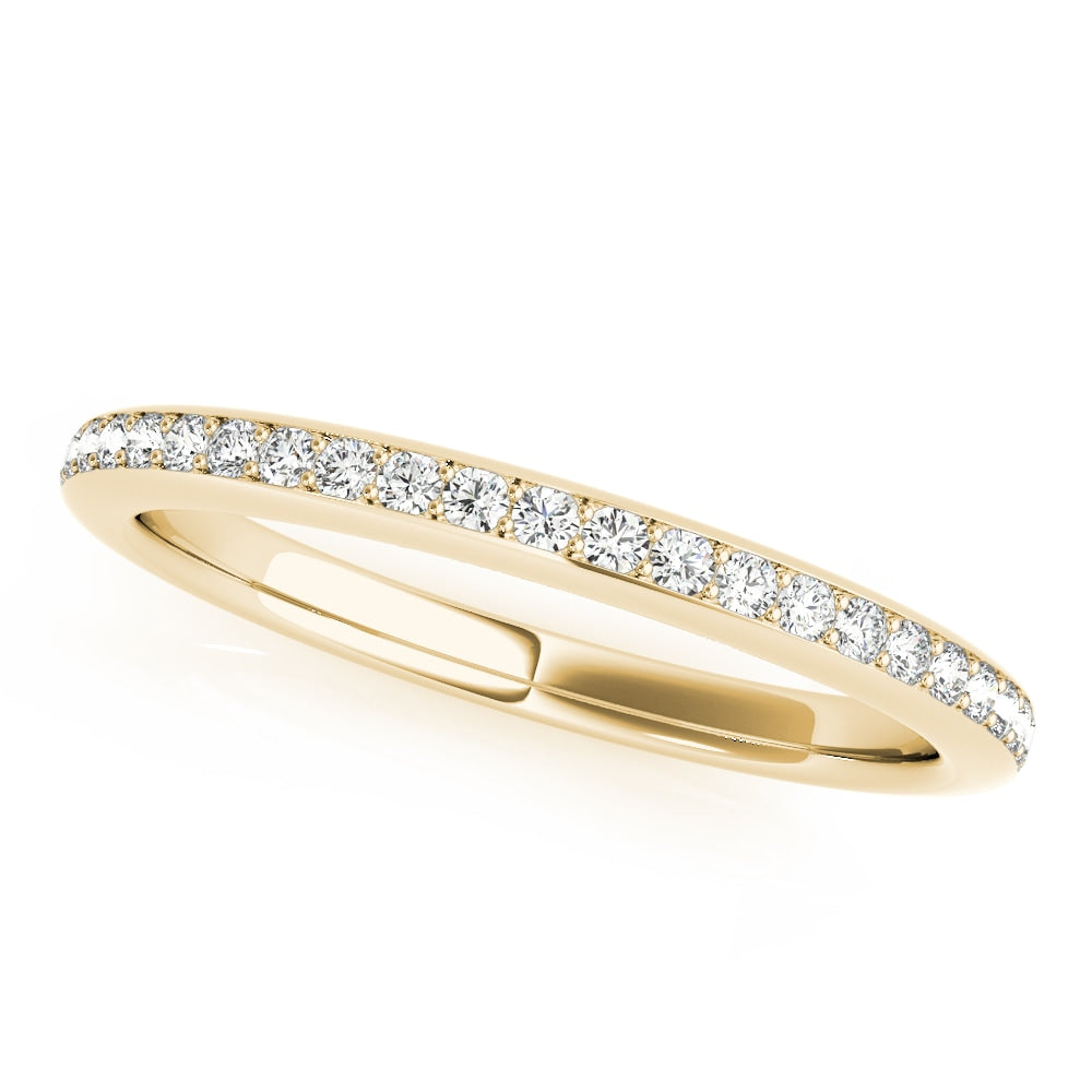 14K Yellow Gold 1/6 ct tw Diamond Wedding Ring