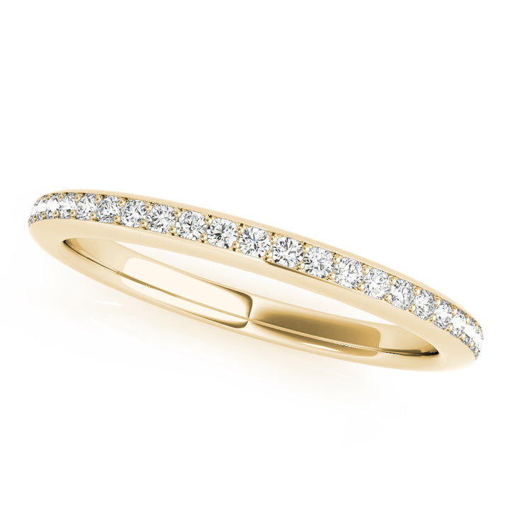 14K Yellow Gold 1/6 ct tw Diamond Wedding Ring