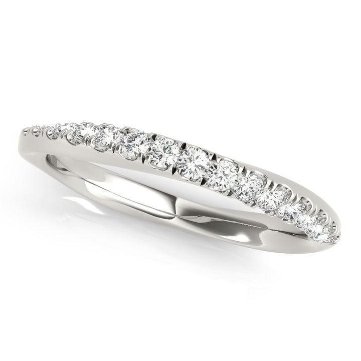 Platinum 1/5 ct tw Diamond Wedding Ring