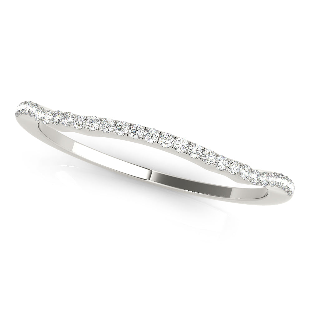Platinum 1/10 ct tw Diamond Wedding Ring