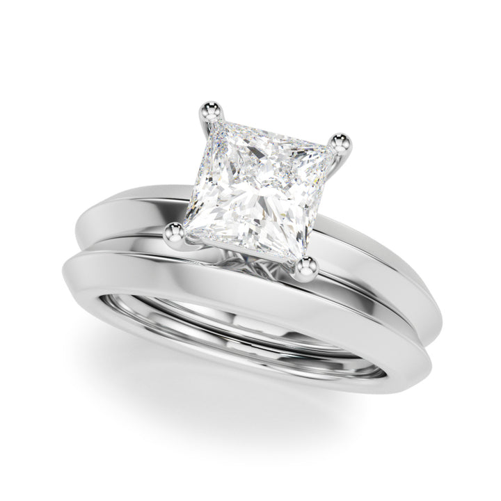 Platinum 3/4 CT Diamond Solitaire Engagement Ring