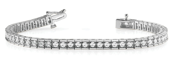 14K White Gold Diamond Tennis Bracelet