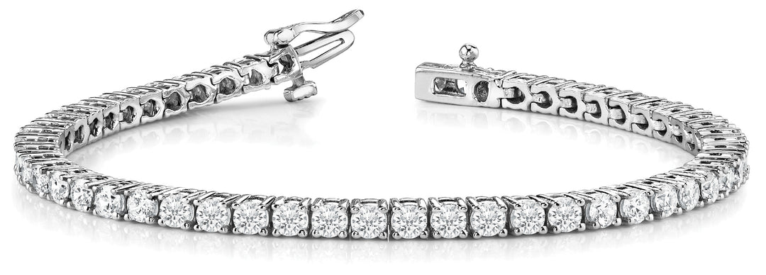 14K White Gold 10.38ct Diamond Fashion Bracelet