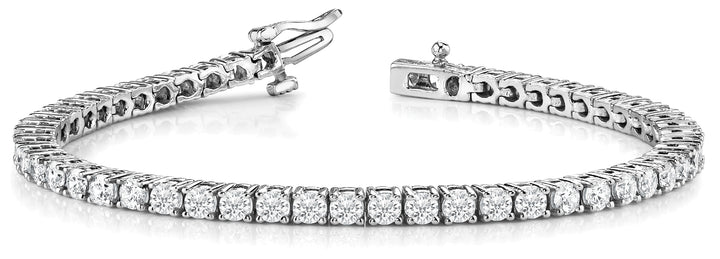 14K White Gold 10.38ct Diamond Fashion Bracelet