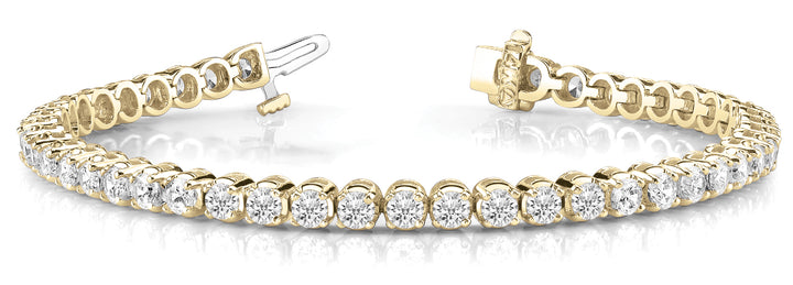 18K Yellow Gold Diamond Fashion Bracelet