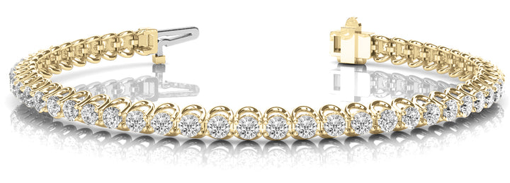 14K Yellow Gold 1 1/8 ct tw Fashion Diamond Bracelet