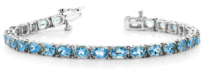 Multi-Diamond Oval Fashion Bracelet
