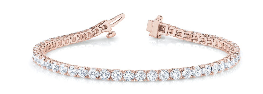 18K Rose Gold Diamond Fashion Bracelet