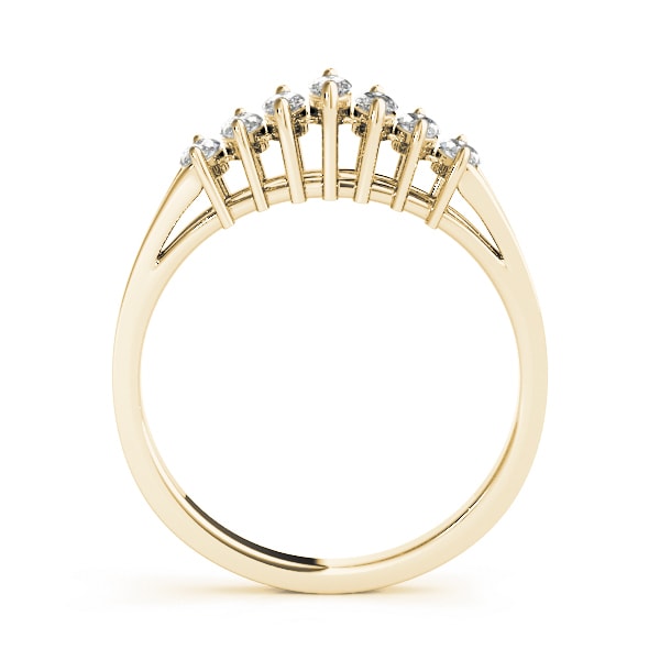 14K Yellow Gold 1/2 ct tw Fancy Shape Diamond Wedding Ring
