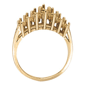 Platinum White Diamond Fashion Ring