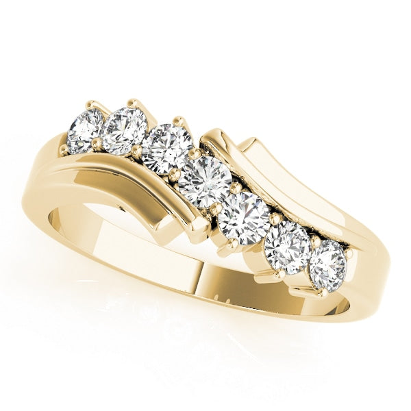 18K Yellow Gold 1 ct tw Diamond Wedding Ring