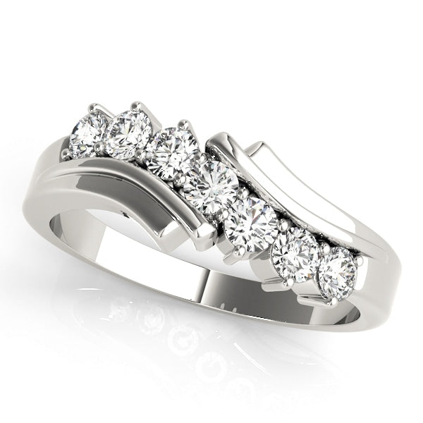 14K White Gold 1 ct tw Diamond Wedding Ring
