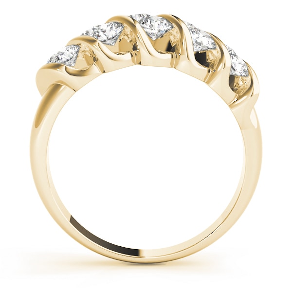 18K Yellow Gold 1/4 ct tw Diamond Wedding Ring