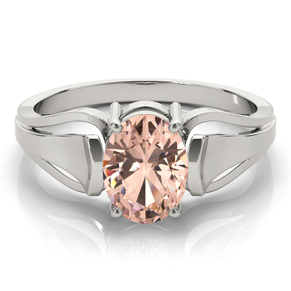 Oval Diamond Fashion Ring in Premium Metals