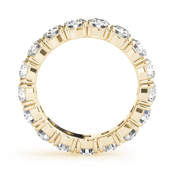 18K Yellow Gold Round Diamond Wedding Ring 1.5ctw