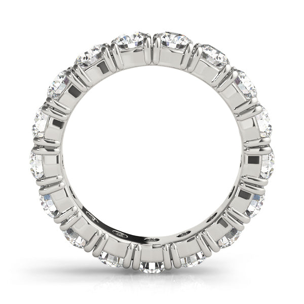 14K White Gold 2.38ctw Diamond Wedding Band