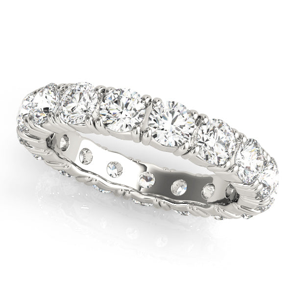14K White Gold 2.38ctw Diamond Wedding Band