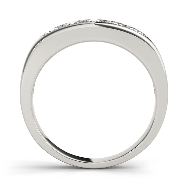 Platinum 1 CT Diamond Multi-Stone Wedding Band