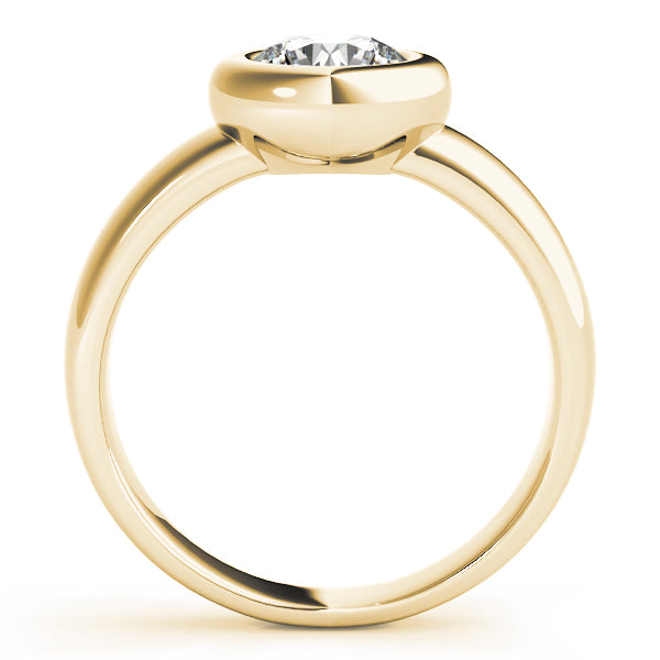 14K Yellow Gold 1ct Diamond Solitaire Engagement Ring