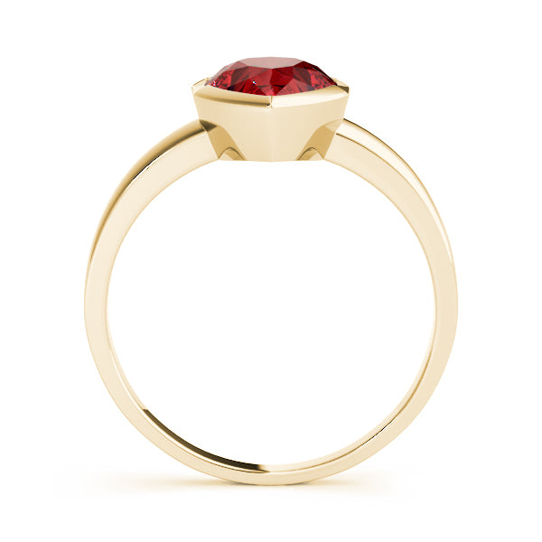 14K Yellow Gold Diamond Fashion Ring