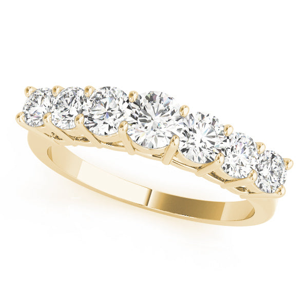 18K Yellow Gold 1 CT Diamond Wedding Band
