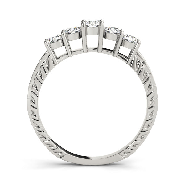 Platinum White Diamond Wedding Ring