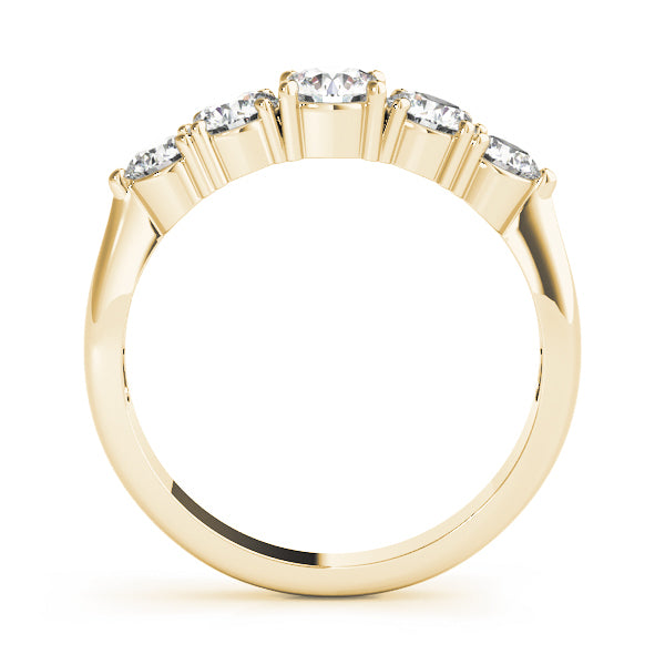 14K Yellow Gold 1 ct tw Diamond Wedding Ring
