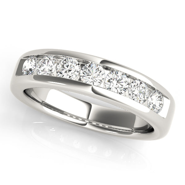 14K White Gold 1 ct tw Diamond Wedding Ring