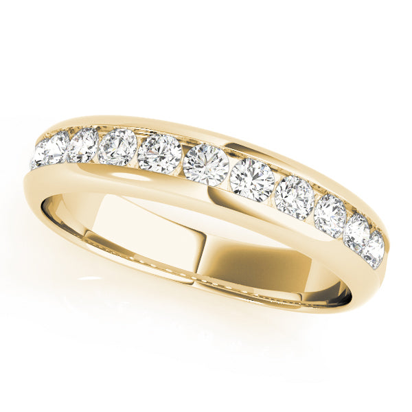 14K Yellow Gold 1 ct tw Diamond Wedding Ring