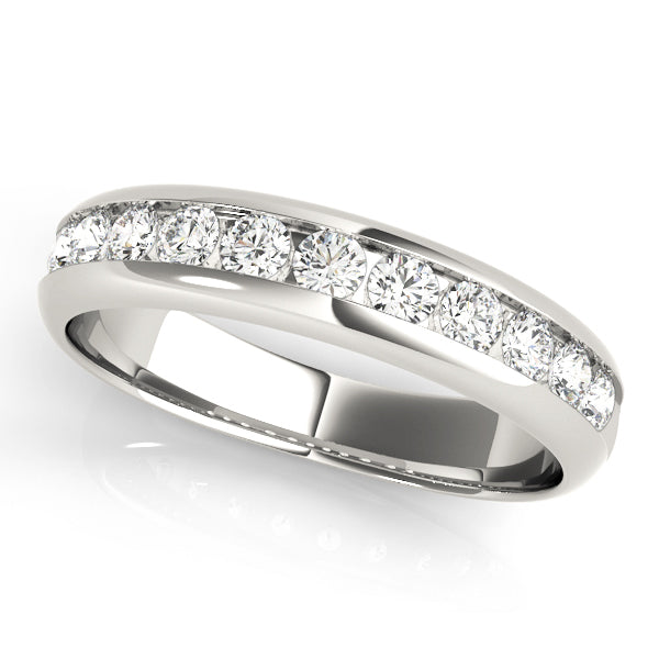 14K White Gold 1 ct tw Diamond Wedding Ring