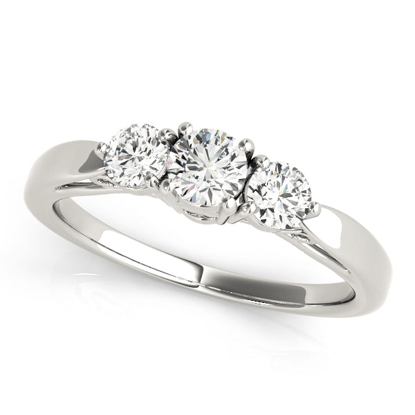 Platinum 1.25 CT Round Diamond Engagement Ring