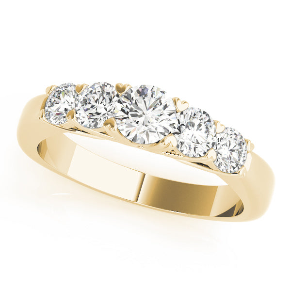 18K Yellow Gold 1 ct tw Diamond Wedding Ring