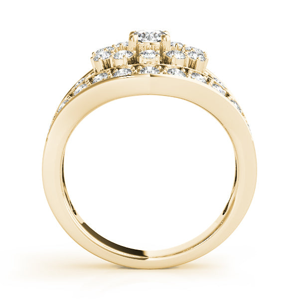 14K Yellow Gold 1 ct tw Fashion Diamond Ring